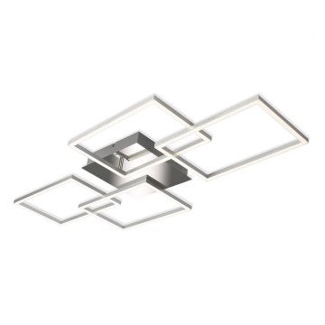 Briloner 3091-018 - Dimbare LED plafondlamp FRAME LED/30W/230V chroom