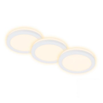 Briloner 7055-036 - SET 3x Hangende LED Badkamer plafond verlichting LED/3W/230V IP44