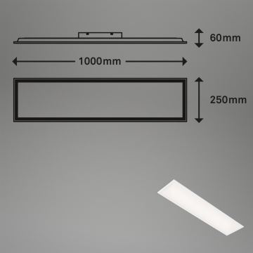 Briloner 7067-016 - Plafonnier LED SIMPLE LED/24W/230V