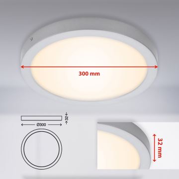 Briloner 7141-014 - Plafonnier LED FIRE LED/21W/230V 3000K