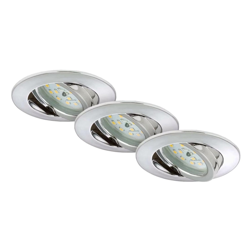 Briloner 7209-038 - SET 3x Hangende LED Badkamer plafond verlichting LED/5W/230V IP23