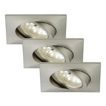 Briloner 7210-032 - SET 3x Hangende LED Badkamer plafond verlichting ATTACH LED/5W/230V IP23 chroom