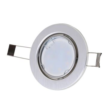 Briloner 7221-039 - SET 3x Hangende LED Badkamer plafond verlichting 1xGU10/3W/230V IP23 zilver