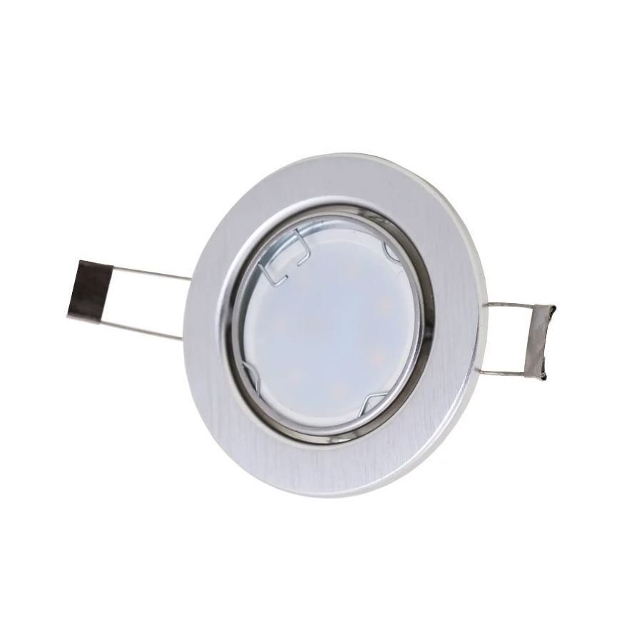 Briloner 7221-039 - SET 3x Hangende LED Badkamer plafond verlichting 1xGU10/3W/230V IP23 zilver