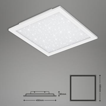 Briloner 7302-016 - Plafonnier à intensité variable LED STARRY SKY LED/23W/230V 3000-6000K + télécommande