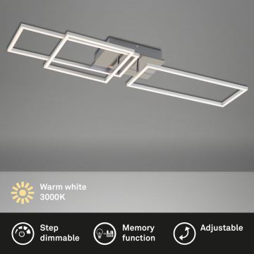 Briloner - Plafonnier à intensité variable FRAME LED/44W/230V