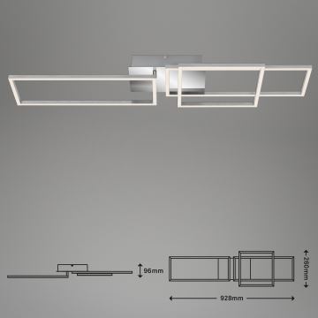 Briloner - Plafonnier à intensité variable FRAME LED/44W/230V