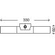 Briloner - Spiegel verlichting SPLASH 2xE14/9W/230V