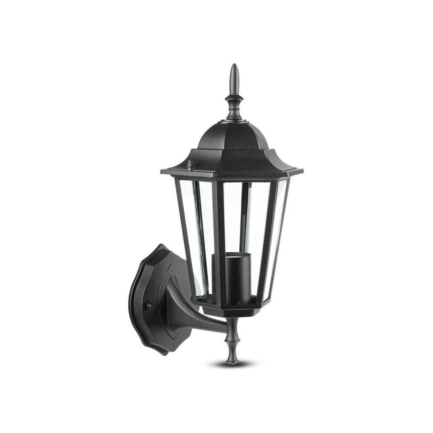 Buiten wandlamp 1xE27/40W/230V IP44 zwart