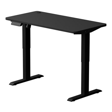 Bureau taille ajustable LEVANO 120x60 cm noir