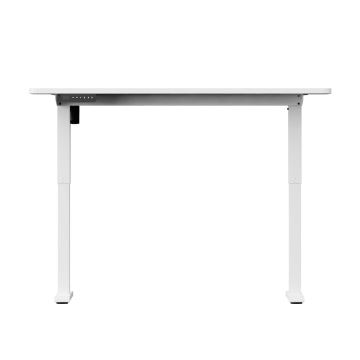 Bureau taille ajustable LEVANO 140x60 cm blanc