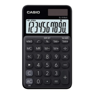 Casio - Calculatrice de poche 1xLR54 noire