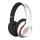 Casque sans fil Bluetooth blanc