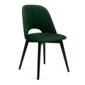 Chaise de repas BOVIO 86x48 cm vert foncé/hêtre