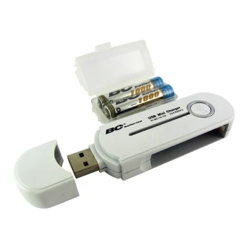 Chargeur de piles BC-20 2xAAA/USB 5V