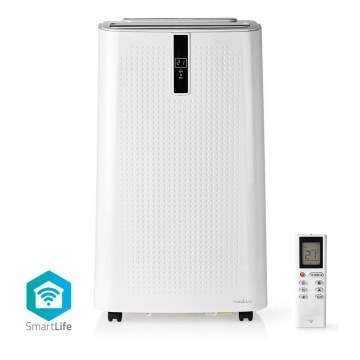 Climatiseur mobile connecté 3en1 avec tous les accessoires 1010 W/230V 9000 BTU Wi-Fi + télécommande