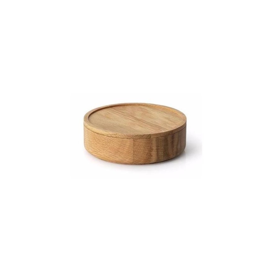 Continenta C4171 - Boîte en bois 19x6 cm chêne