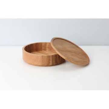 Continenta C4171 - Boîte en bois 19x6 cm chêne