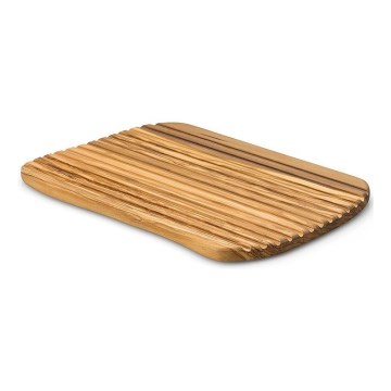 Continenta C4990 - Keuken Brood Snijplank 37x25 cm olijfboom hout