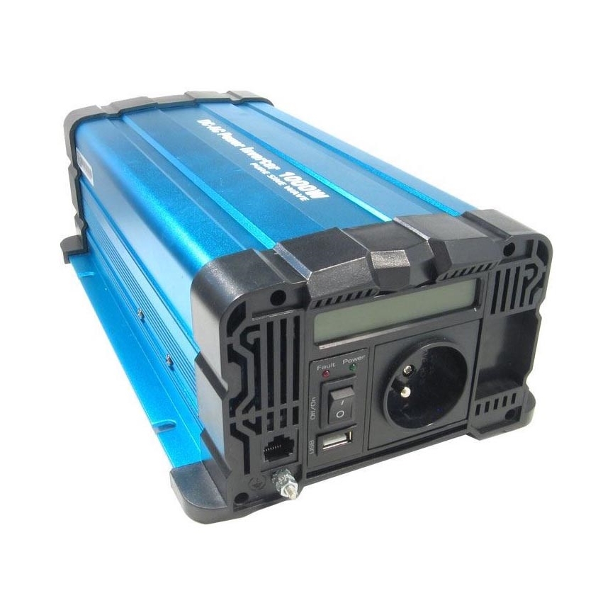 Convertisseur de tension 1000W/12/230V