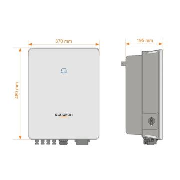 Convertisseur solaire SUNGROW SG4.0RT 4000W IP65