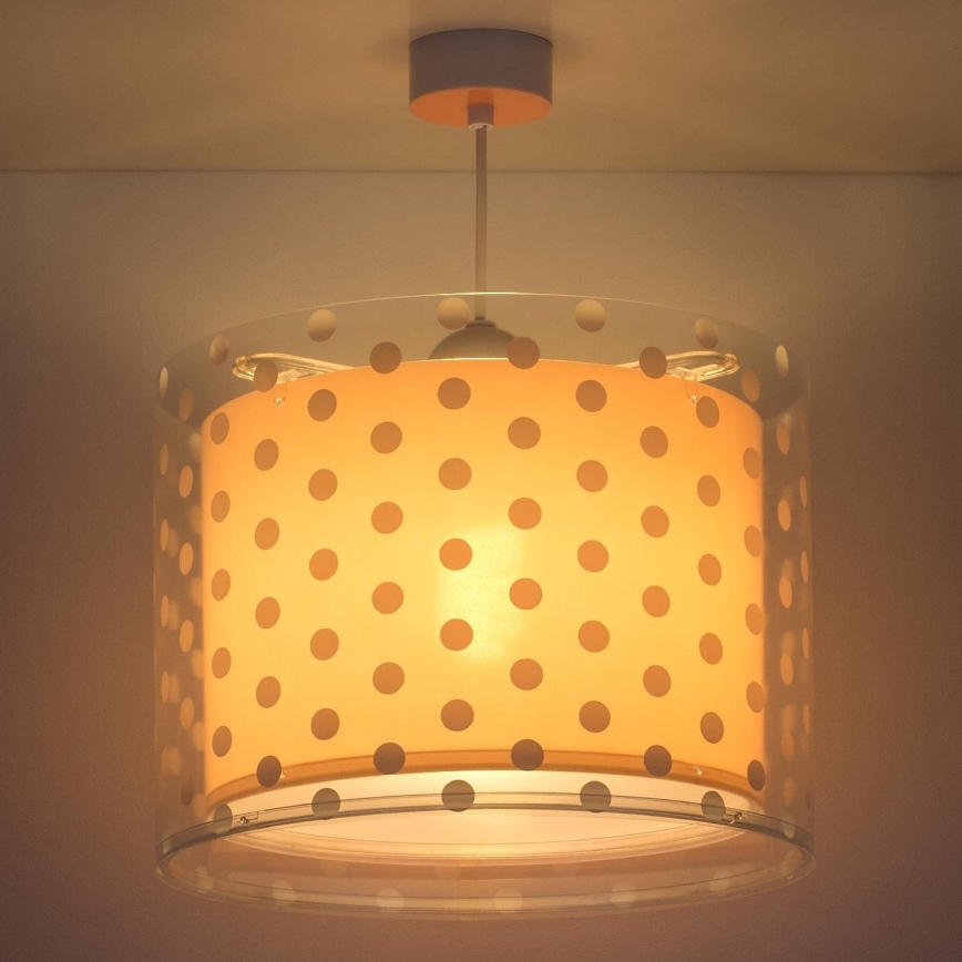 Dalber 41002S - Kinderhanglamp DOTS 1xE27/60W/230V