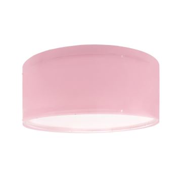 Dalber 42006S - Plafondlamp kinderkamer COLOR LIGHT 2xE27/15W/230V roze