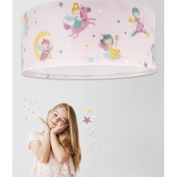 Dalber 42496 - Plafonnier enfant FAIRY DREAMS 2xE27/15W/230V