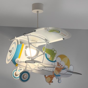 Dalber 54542 - Hanglamp voor kinderen LITTLE CROCODILE 1xE27/15W/230V