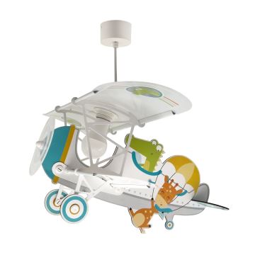 Dalber 54542 - Hanglamp voor kinderen LITTLE CROCODILE 1xE27/15W/230V