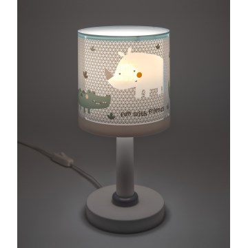 Dalber 60621 - Kleine kinderlamp RHICO AND CROCO 1xE14/8W/230V