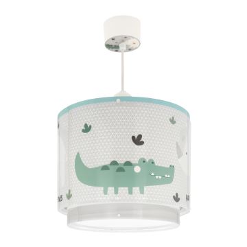 Dalber 60622 - Hanglamp voor kinderen RHICO AND CROCO 1xE27/15W/230V