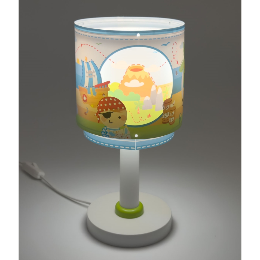 Dalber 60651 - Kleine kinderlamp PIRAAT ISLAND 1xE14/8W/230V