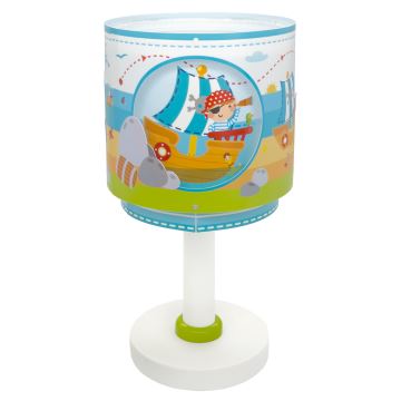 Dalber 60651 - Kleine kinderlamp PIRAAT ISLAND 1xE14/8W/230V