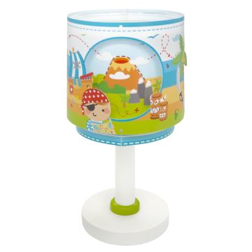 Dalber 60651 - Kleine kinderlamp PIRAAT ISLAND 1xE14/8W/230V