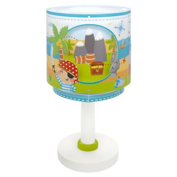 Dalber 60651 - Kleine kinderlamp PIRAAT ISLAND 1xE14/8W/230V