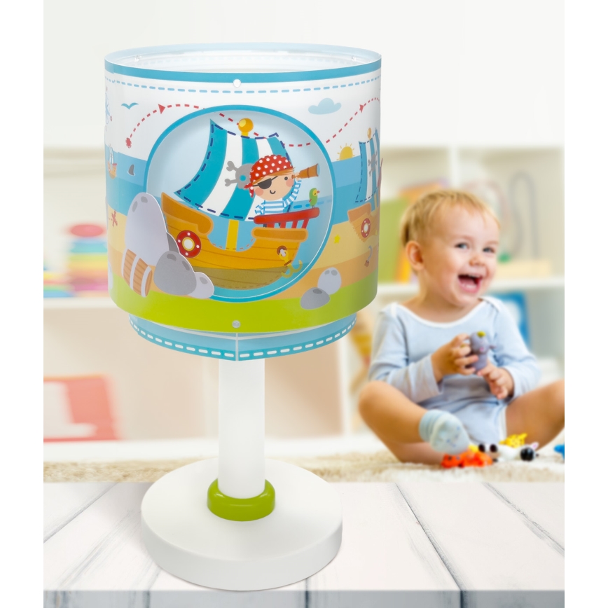 Dalber 60651 - Kleine kinderlamp PIRAAT ISLAND 1xE14/8W/230V