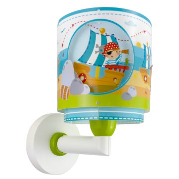 Dalber 60659 - Wandlamp voor kinderen PIRAAT ISLAND 1xE27/15W/230V