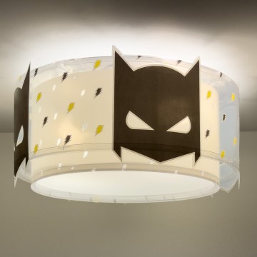 Dalber 61806 - Plafondlamp kinderkamer DARK HERO 2xE27/15W/230V