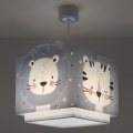 Dalber 63112T - Lustre enfant JUNGLE 1xE27/60W/230V bleu