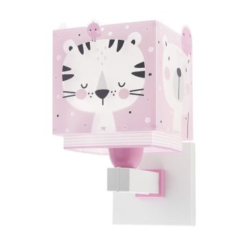 Dalber 63119S - Wand Lamp voor Kinderen JUNGLE 1xE27/60W/230V roze