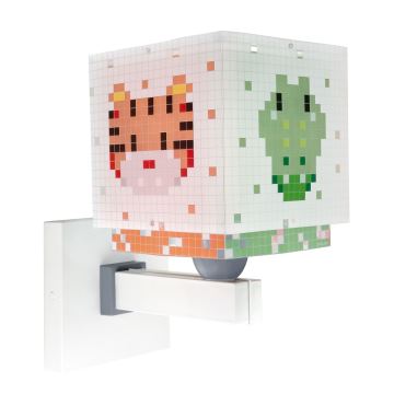 Dalber 63379 - Wandlamp voor kinderen LITTLE PIXEL 1xE27/15W/230V