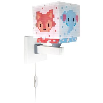 Dalber 63379 - Wandlamp voor kinderen LITTLE PIXEL 1xE27/15W/230V