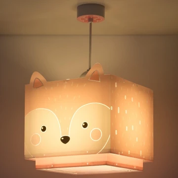 Dalber 64582 - Hanglamp kinderkamer LITTLE FOX 1xE27/60W/230V