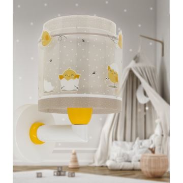 Dalber 76879 - Wandlamp voor kinderen BABY CHICK 1xE27/15W/230V