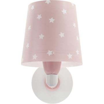 Dalber 82219S - Applique murale enfant STAR LIGHT 1xE27/60W/230V rose