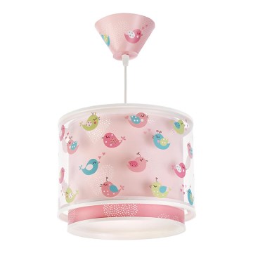 Dalber D-60292 - Hanglamp kinderkamer BIRDS 1xE27/60W/230V