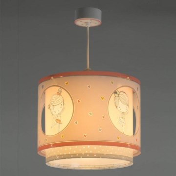 Dalber D-70912 - Hanglamp kinderkamer SWEET DANCE 1xE27/60W/230V