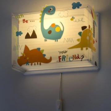 Dalber D-73458 - Applique murale enfant DINOS 1xE27/60W/230V