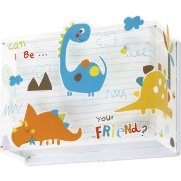 Dalber D-73458 - Applique murale pour enfant DINOS 1xE27/60W/230V